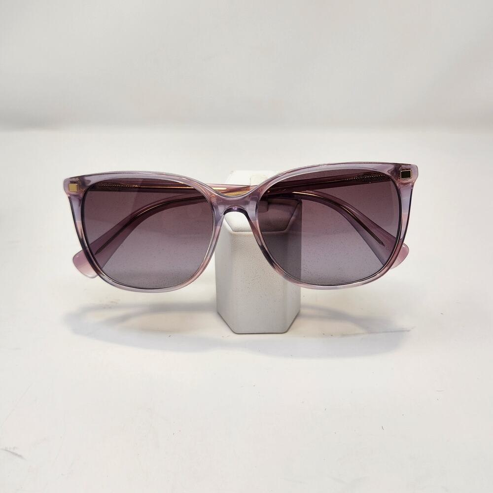 RALPH Ralph Lauren Shiny Striped Purple Sunglasses RA5293 Polarized Acetate New